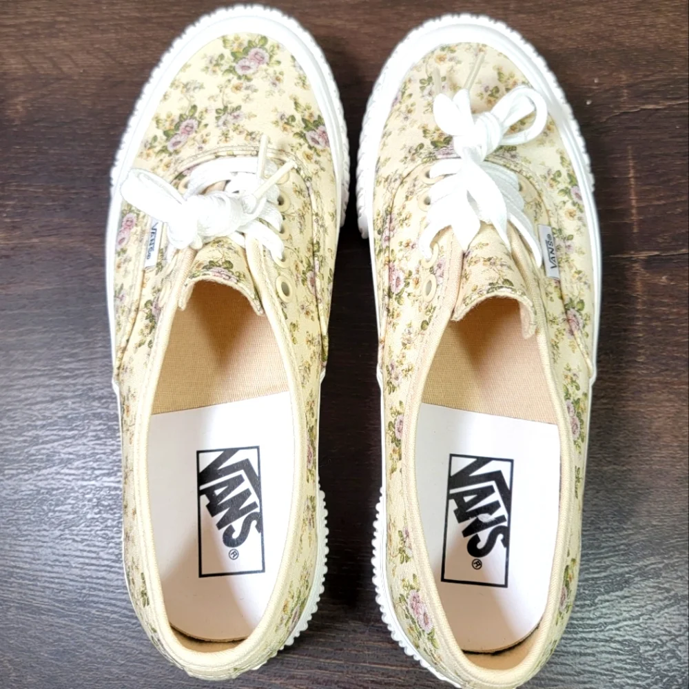 BRAND NEW Vans Sk8-Low "Limited" Floral Rubber Sole Women's Size 8.0 - Picture 6 of 7